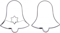 Sada vykrajovátek na cukroví zvonek, nerez, 4,6 cm, 2 ks