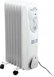 Olejový radiátor 1500 W s 3 úrovněmi výkonu a ochranou proti přehřátí