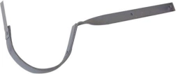 Překroucený hák pro okapové žlaby 330 mm, pozinkovaná ocel
