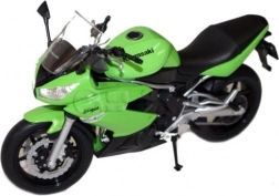 Model motocyklu Kawasaki Ninja 650R 1:10 zelený
