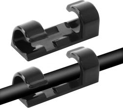 Organizér kabelů samolepicí klipsy 20 ks, černé