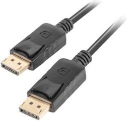 Kabel displayport 1.2 (0,5 m), LANBERG – 4K, černý
