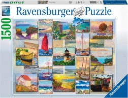 Puzzle RAVENSBURGER COASTAL COLLAGE, 1500 dílků