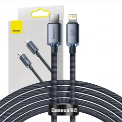 Kabel pro rychlé nabíjení USB-C na Lightning Baseus 20W 2m černý
