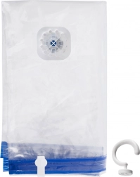 Vakuový závěsný sáček na oblečení a ložní prádlo 70 × 104 cm