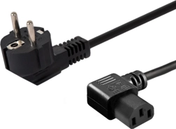 Napájecí kabel Schuko (M) úhlový - IEC C13 úhlový 1,2m