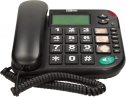 Maxcom KXT 480 BB černý drátový telefon s velkými tlačítky