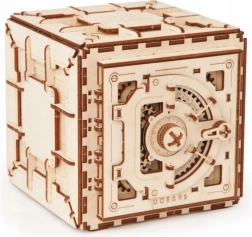 Dřevěný mechanický trezor UGEARS – 3D puzzle 179 dílků