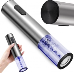 Elektrický otvírák na víno s vývrtkou a LED světlem