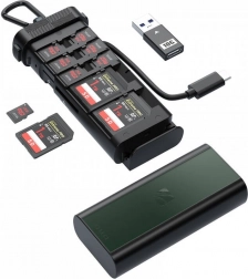 Čtečka a organizér paměťových karet Freewell Duo SD/microSD s USB‑C/USB‑A