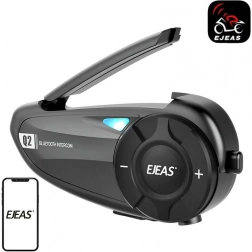 Motocyklový interkom EJEAS Q2 s Bluetooth 5.1 a redukcí šumu