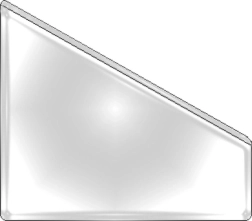 Samolepicí šikmá kapsa A4, střední, 6 ks