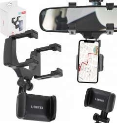 Uchyt na telefon do auta na zpětné zrcátko s rotací