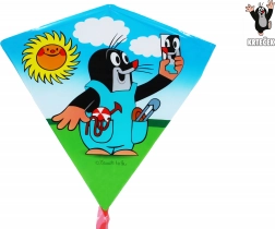 Létající drak Krtek plast 68x73cm