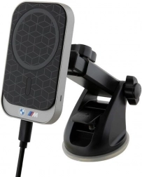 Magnetická bezdrátová autonabíječka BMW MagSafe 15 W M Edition s držákem na sklo, palubní desku i mřížku