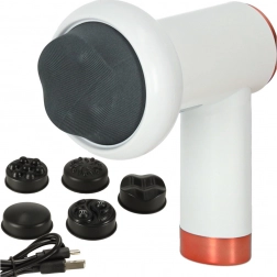 Bezdrátová masážní pistole 5v1 proti celulitidě a pro zpevnění těla