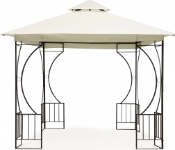 Zahradní altán 3×3 m s bočnicemi a moskytiérou MultiGarden