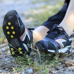 Protiskluzové návleky na boty s kovovými hroty, elastické TPE, velikost 42–48