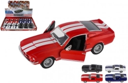 Kovový model auta Shelby GT-500 na zpětné natažení 13 cm