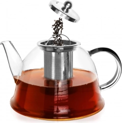 Skleněná konvice na čaj s nerezovým sítkem 1,65 l