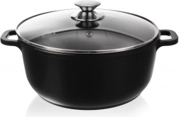 Granitový hrnec se skleněnou poklicí GRANDE 28 cm, 7 l