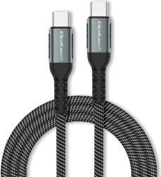 Kabel USB-C 100W s rychlým nabíjením a Data Transferem, nylonový opletený, 1m