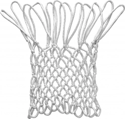 Síť na basketbalový koš 55 cm, bílá