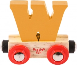 Dřevěný Vláčkodráha Vagónek 'W' od Bigjigs Rail