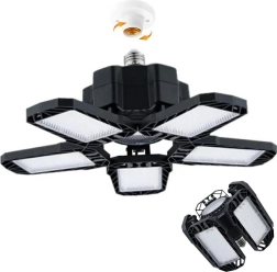 Skládací stropní LED lampa E27, 50 W, 125 LED, 6500 K