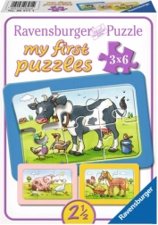 Puzzle 3x6 zvířátka RAVENSBURGER