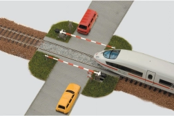 Piko železniční závory – sada 10 dílů