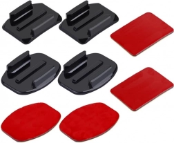 Sada samolepicích držáků Puluz pro akční kamery (kompatibilní s INSTA360, DJI OSMO ACTION a GOPRO)