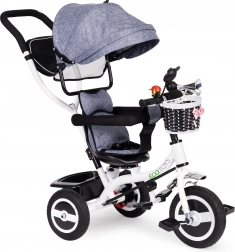 Dětská tříkolka s otočnou stříškou a odolnými kolečky ECOTOYS