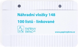 Náhradní náplň do KARIS A6, linkovaná, 100 listů (90 × 148 mm)