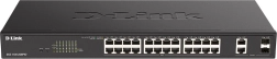 D-LINK DGS-1100-26MPV2 inteligentní 24portový Gigabit PoE+ switch