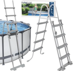 Bestway bezpečnostní bazénový žebřík 122 cm