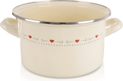 Smetanový smaltovaný hrnec TONCA 22 cm, 4 l