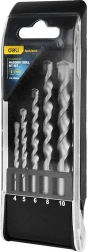 Sada vrtáků do zdiva Deli Tools 4–10 mm (5 ks)