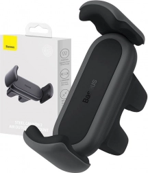 Držák telefonu do auta Baseus Steel Cannon černý