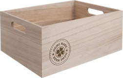 Dřevěná úložná bedýnka HOME MADE 26 × 16 × 11 cm