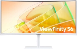 Zakřivený 34" monitor ViewFinity S65CT UWQHD 100 Hz, VA, USB‑C/TB, LAN, bílý