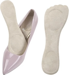 Gelové vložky do bot na vysokém podpatku – celoplošné, béžové