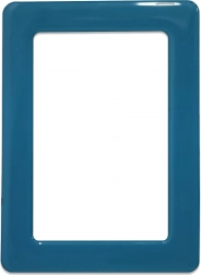 Magnetický samolepicí rámeček 13,0 × 8,1 cm – tyrkysový