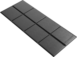 Podložka pod fitness vybavení urevo 160 × 65 cm černá