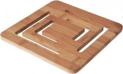 Bambusová podložka pod hrnec 20 × 20 cm