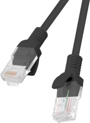 Patch kabel Cat 5e 2 m černý – 10 ks