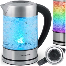 Skleněná rychlovarná konvice s regulací teploty 1,7 l 2200 W BERDSEN