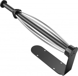 Nástěnný držák na papírové utěrky z nerezové oceli, černý