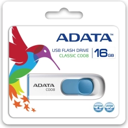 Usb flash disk ADATA 16 gb usb 2.0 bílomodrý