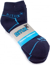 Pracovní a sportovní ponožky 3/4, tmavě modré, balení 12 párů (vel. 39–50)